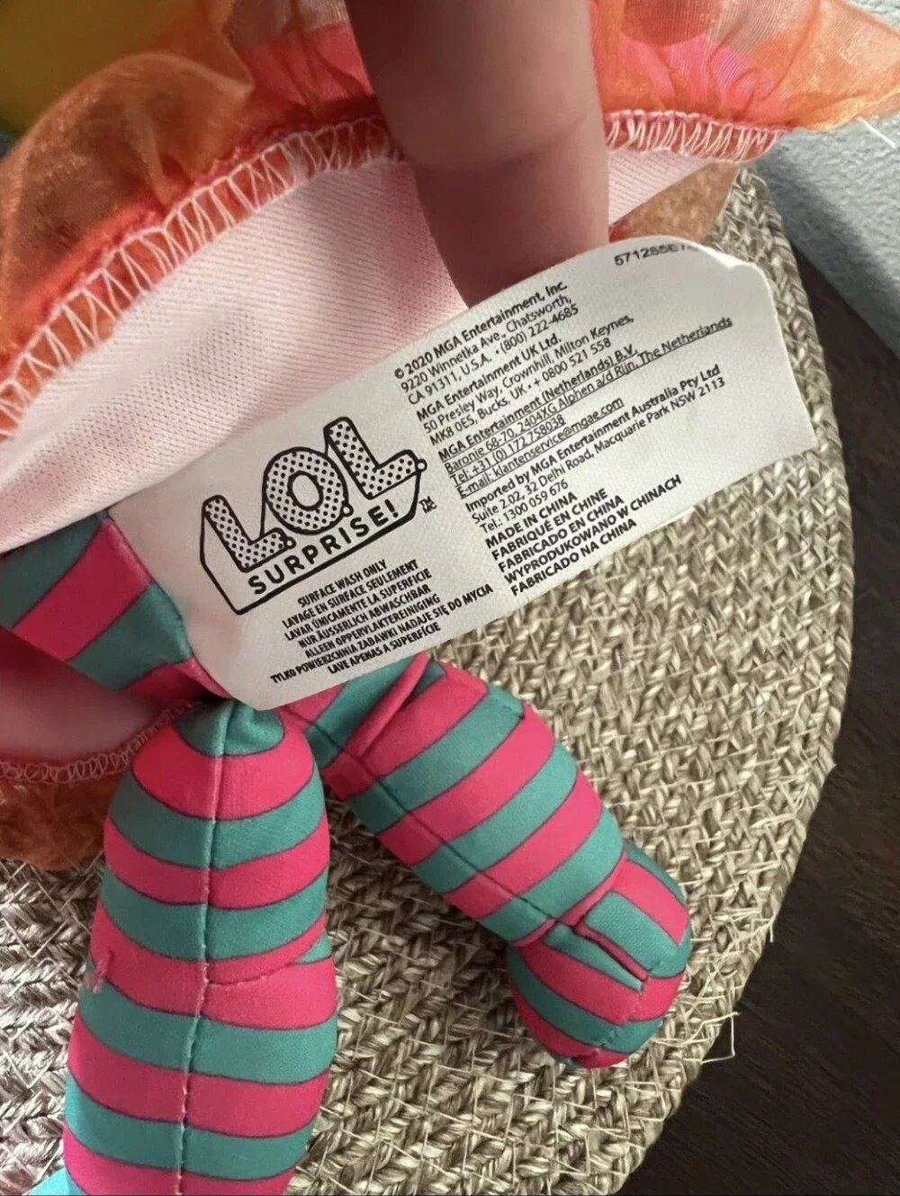 L.O.L. Surprise Huggable Neon Q.T. Large Plush Doll 16